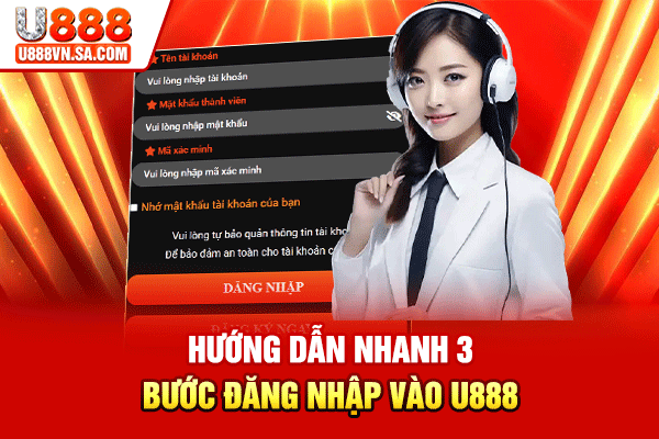 Đăng Nhập U888 Nhanh Gọn, Chơi Game Liền Tay % Hướng dẫn nhanh 3 bước đăng nhập vào U888